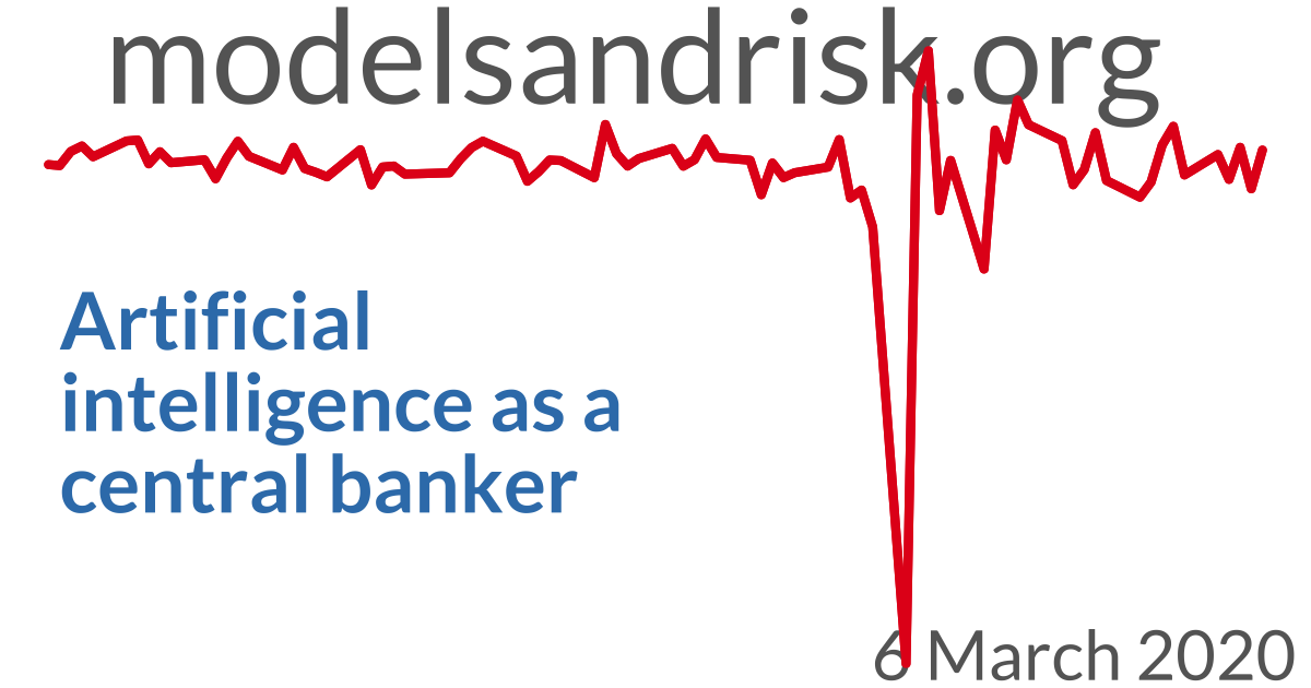Artificial intelligence as a central banker